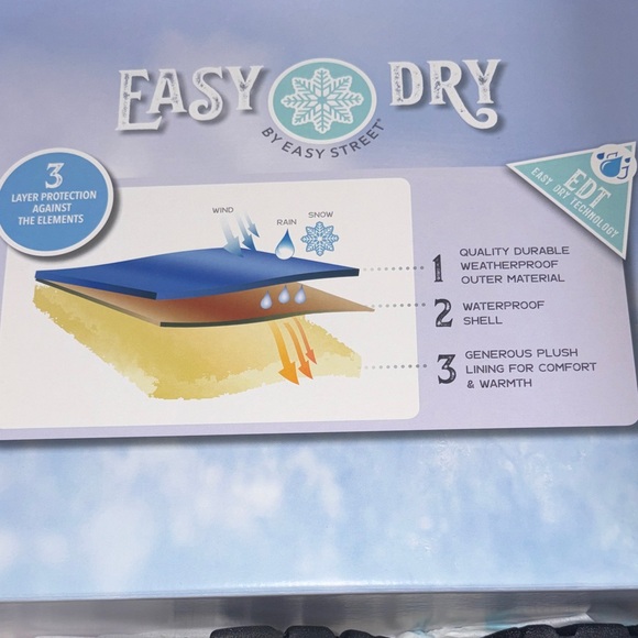 Easy Dry by Easy Street Women’s Ankle Boots with Faux Fur Size 7M - Picture 5 of 15